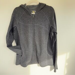 Women’s Mountain Hardwear Hooded Sweater Jacket Recycled Wool XL